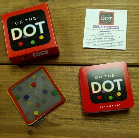 On The Dot Card Game Brain Teaser Puzzle Homeschool - Picture 2 of 4
